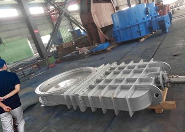 DN1200 이중 흐름 방향 금속 좌석 게이트 밸브, 스테인레스 스틸 게이트 밸브 압력 1.0-2.5MPA
